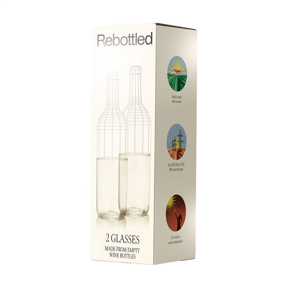 Rebottled® Tumbler 2-pack drikkeglas