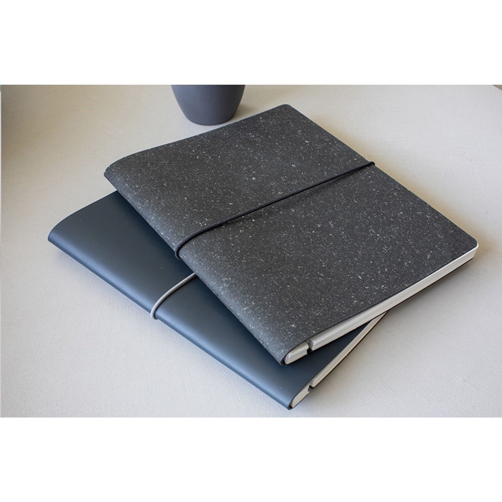 Recycled Leather Refillable Notebook A5 notesbog